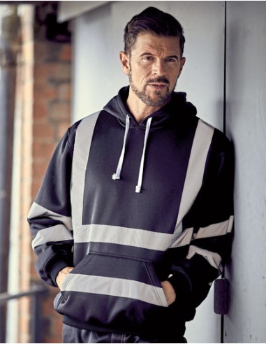 YOK-HVK05-Hi-Vis Pull-Over Hoodie